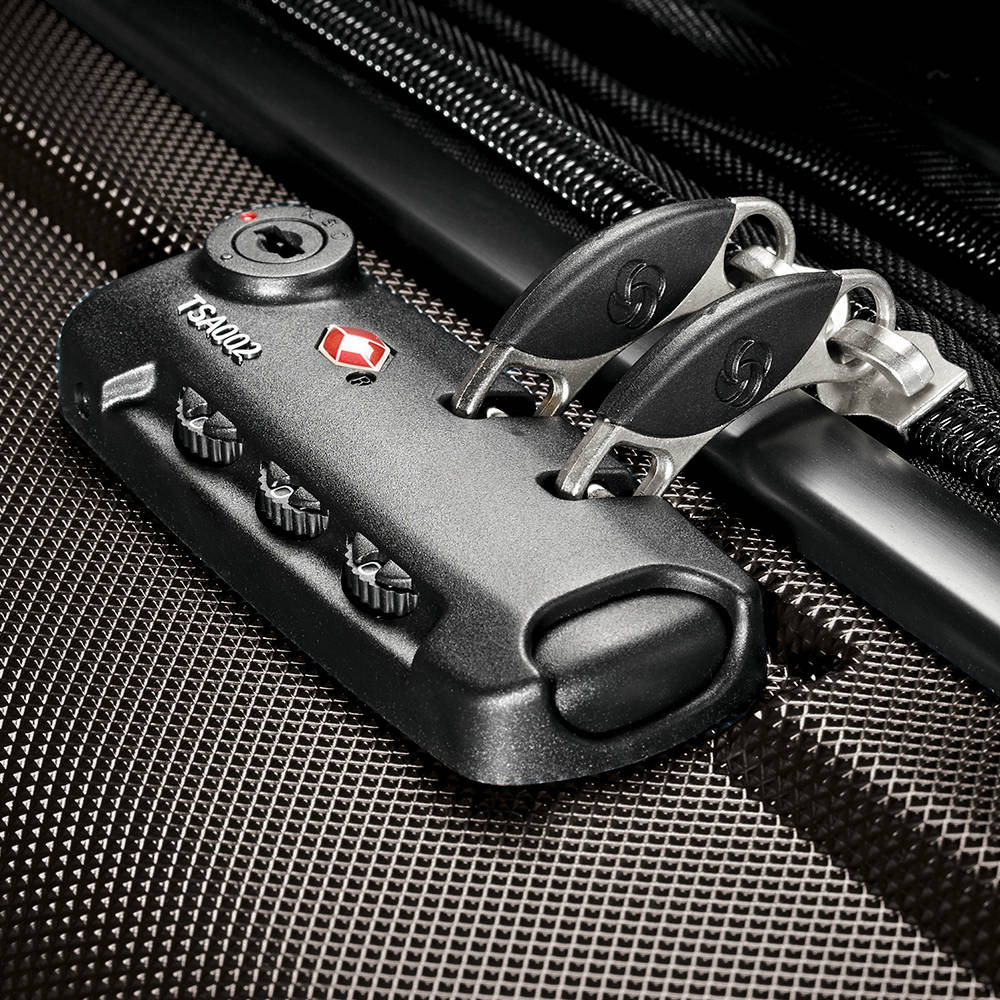 Maleta Rígida Fiero Spinner 20 Negro Cabina