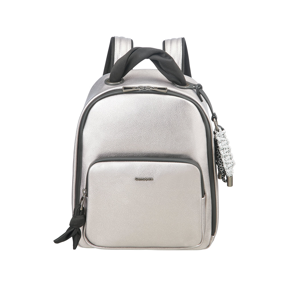 Mochila She's Back Backpack Chica Silver