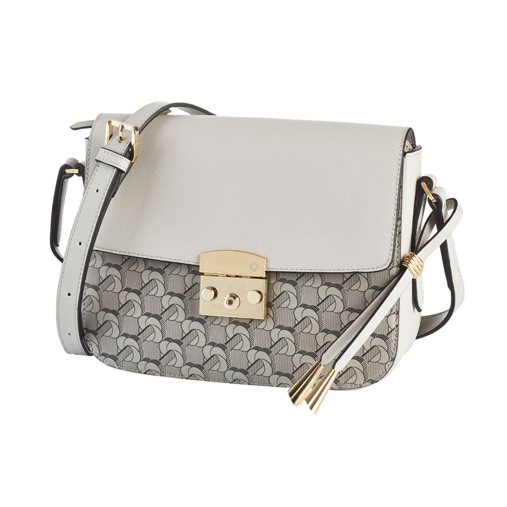 Cartera Ladies Handbags Pillar Reload Shoulder Bag Light Grey Mn M 0,68 Lts