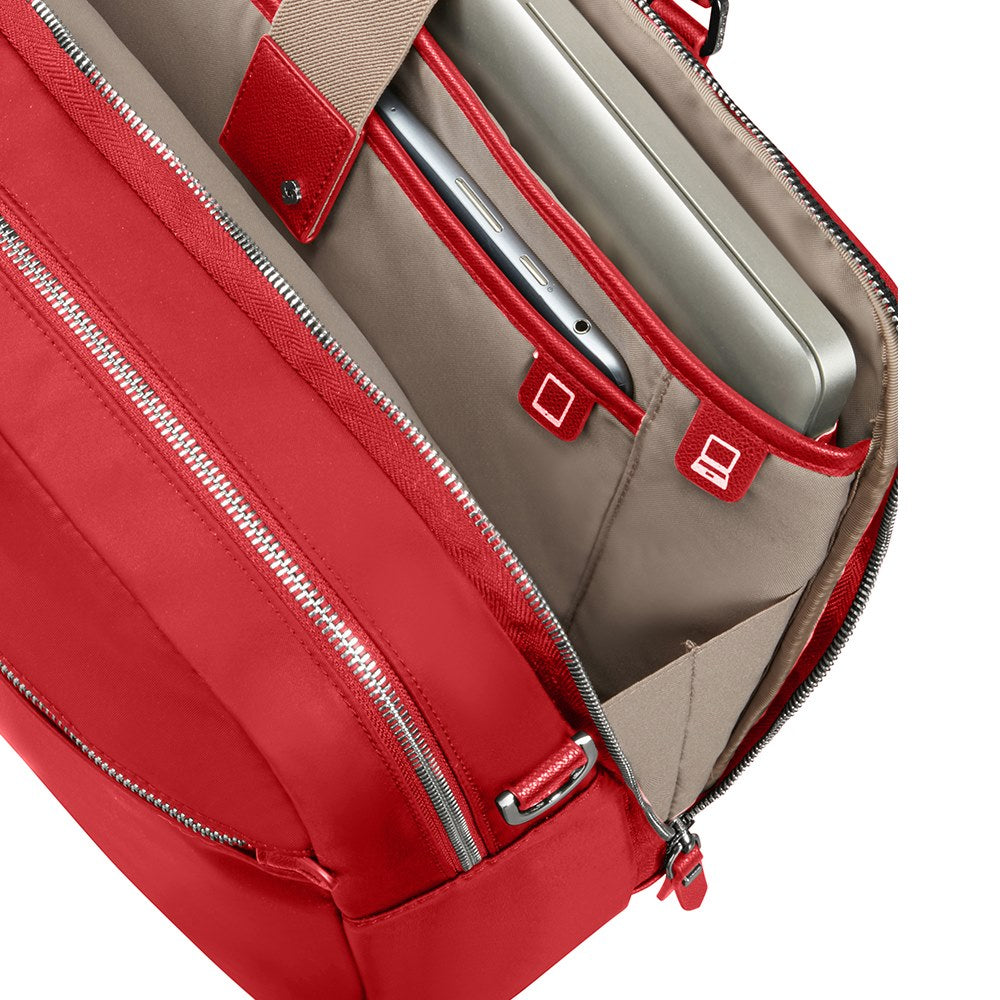 Maletín Karissa Bailhandle 15.6 Mediana Formula Red