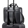 Maletín Scs Leather Business Spinner 19" Negro 13,5 Lts