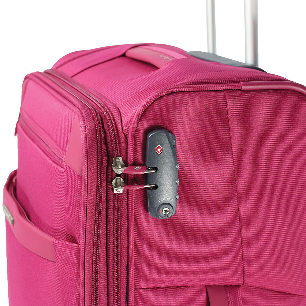 Maleta Suave Shield SPINNER 66/24 EXP Mediana Sangria