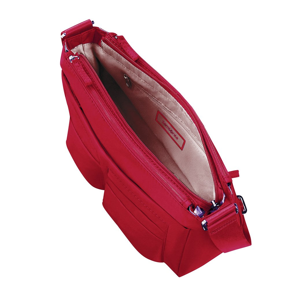 Cartera Move 3.0 Horiz. Shoulder Bag+Flap Dark Red