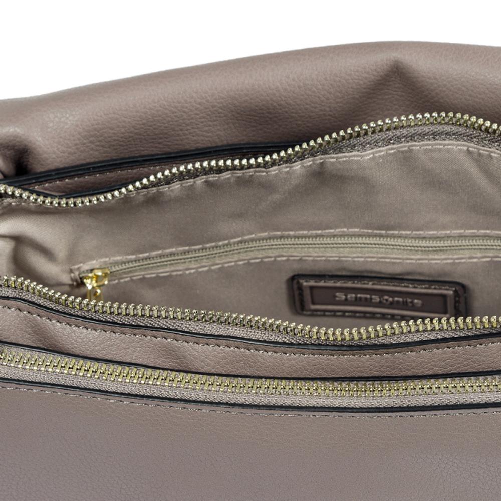 Cartera Sphinx Round Shoulder Bag M Dark Taupe