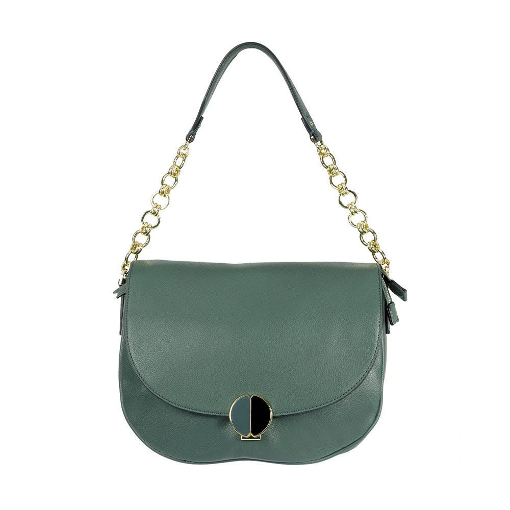 Cartera Sphinx Round Shoulder Bag M Jungle Green