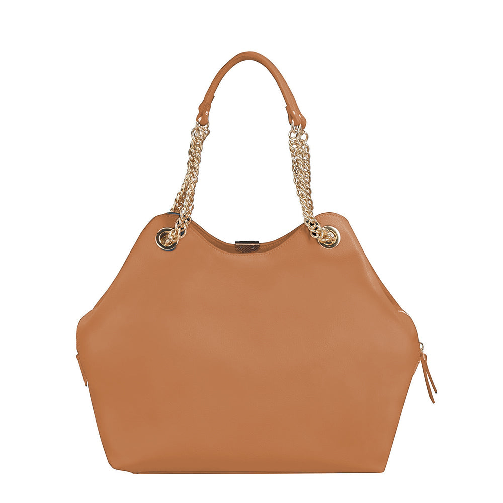 Cartera Satiny 2.0 Hobo Bag 3 Comp Copper Blush Grande 4,9 Lts