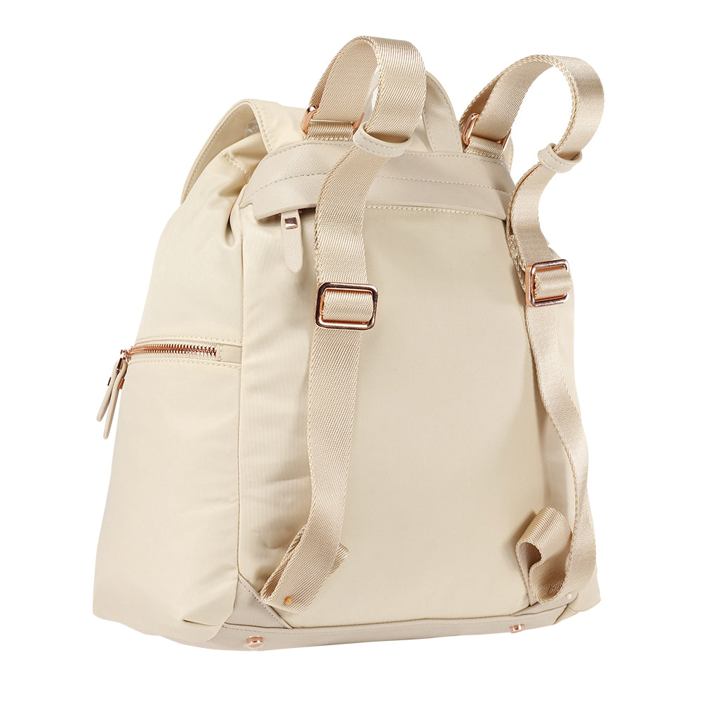 Mochila Fashion City Backpack 3 Pockets Rosa Claro