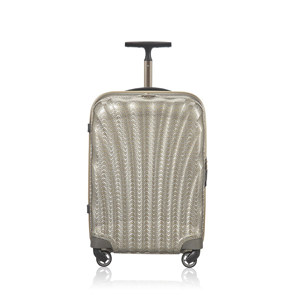 Maleta Rígida Cosmolite Spinner Gold Silver Cabina