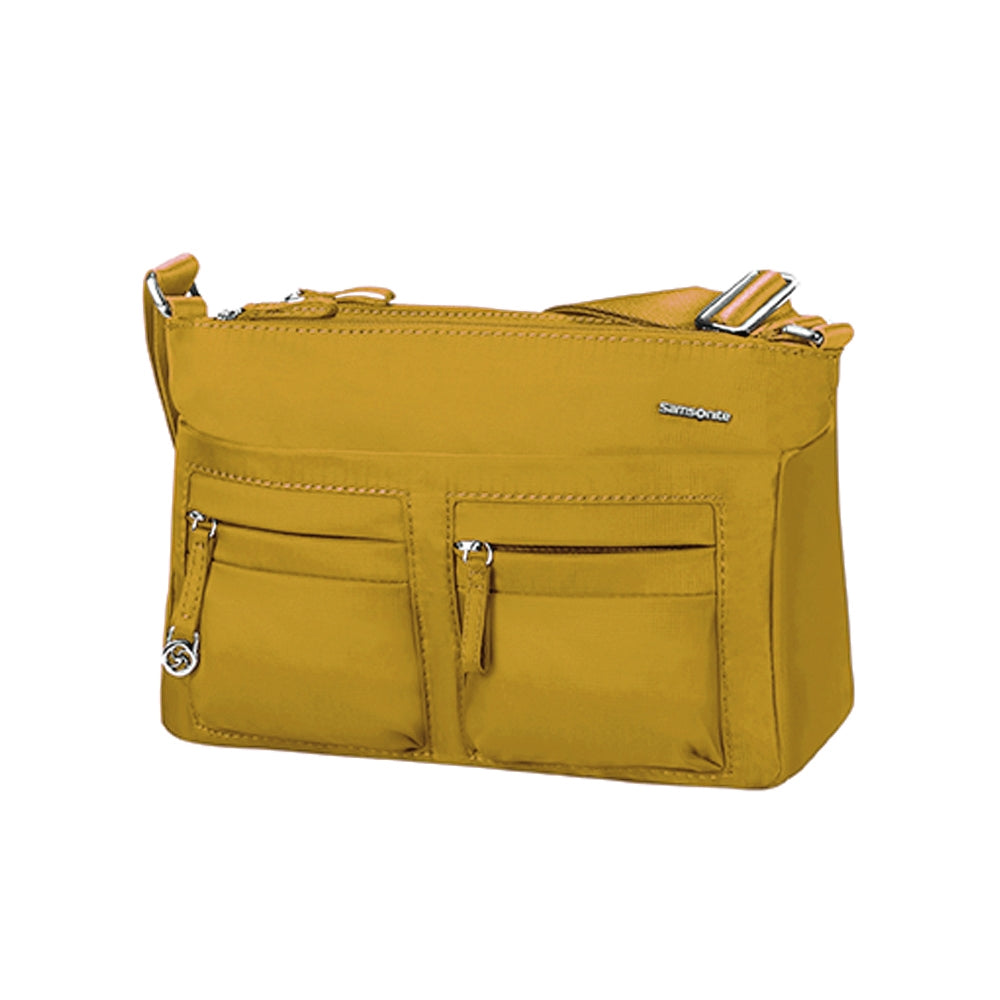 Bolsa Move 2.0 Horizontal Shoulder Bag + Flap Mustard Yellow