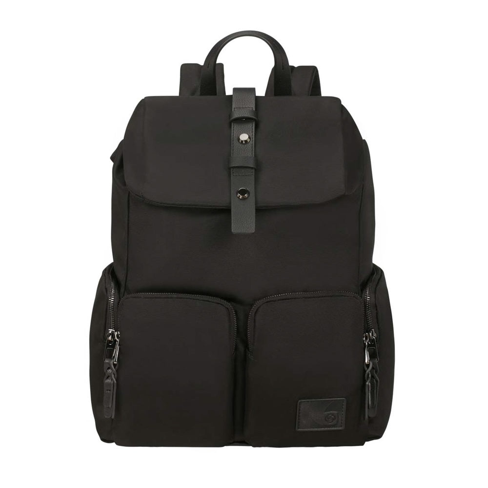Mochila YOURBAN Backpack 4 pockets + Flap 14.1 Grande BLACK