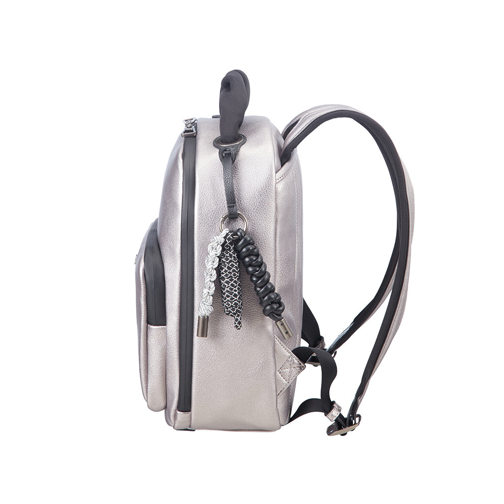 Mochila She's Back Backpack Chica Silver