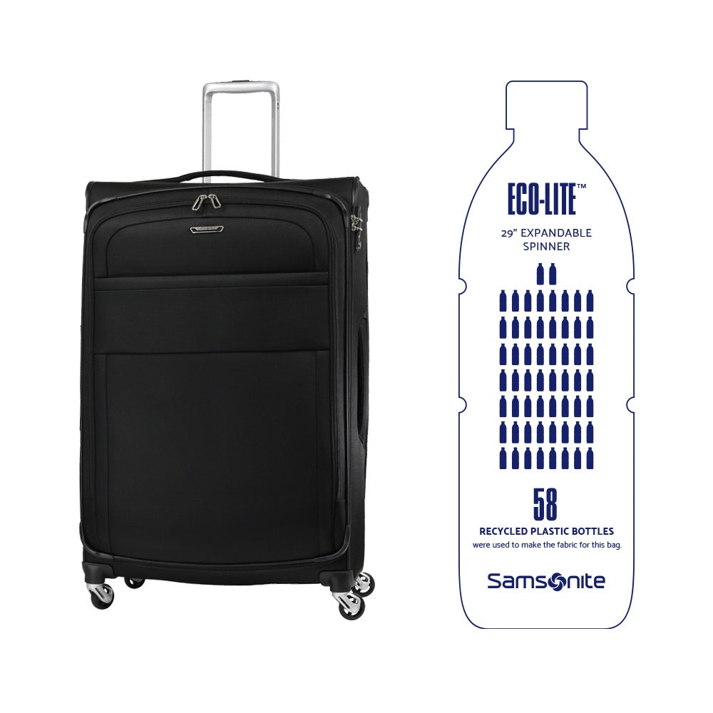Maleta Eco-Lite Spinner 29" Exp Tsa Midn.Black L 117,5 Lts