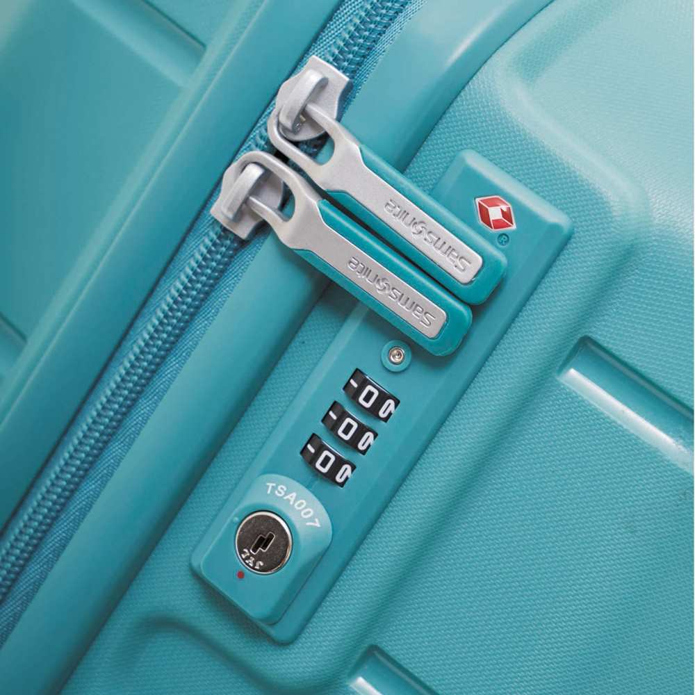 Maleta Rígida Octolite Spinner 55/20 Exp Azul Aqua Cabina
