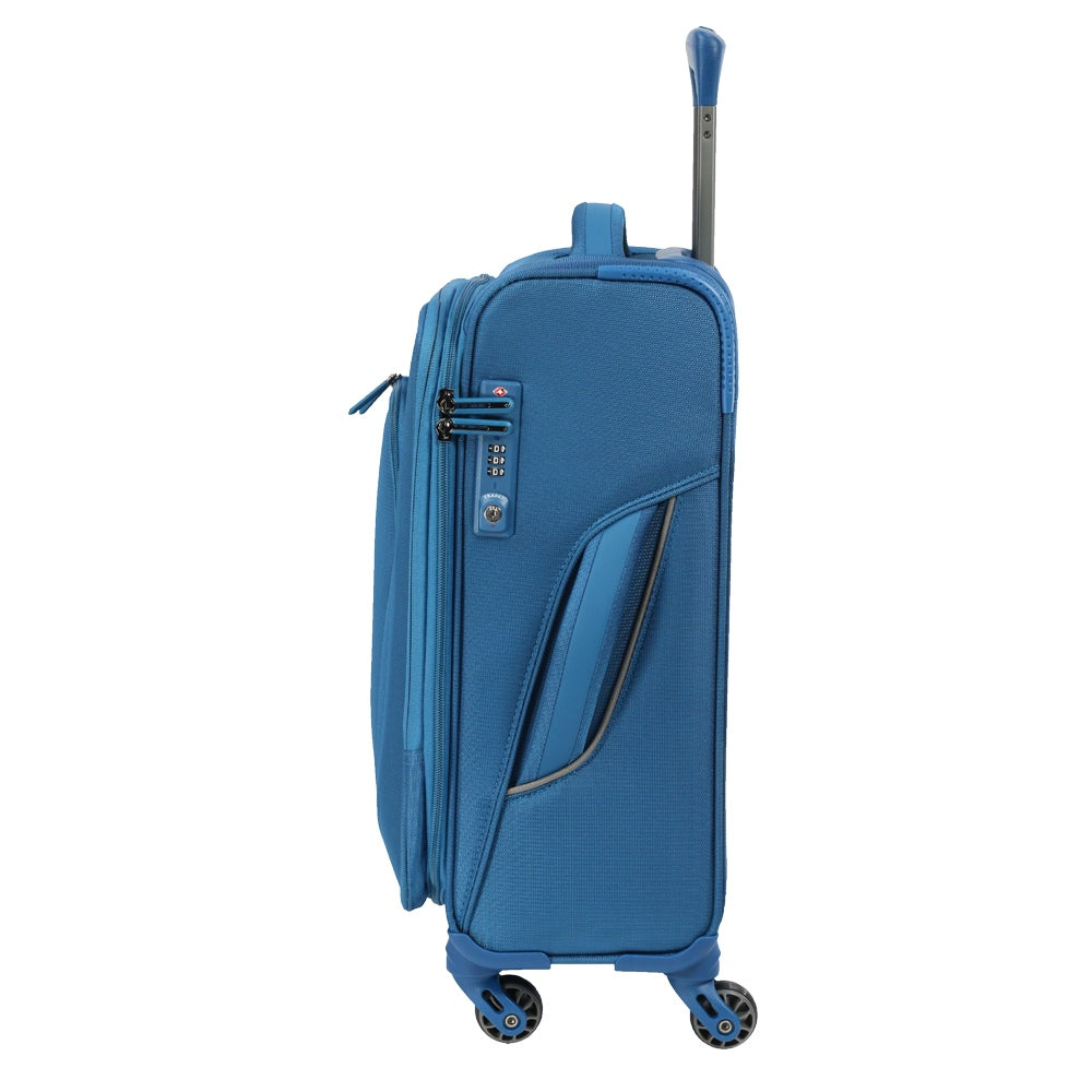 Maleta Suave PATRONO SPINNER 55/20 EXP Chica BLUE