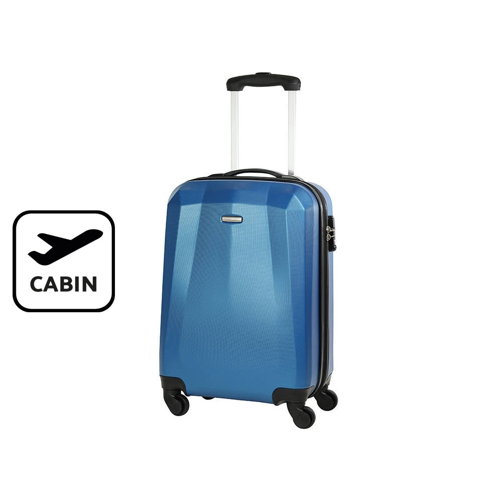 Maleta Rígida Hudson Spinner 50/18 Azul Cabina