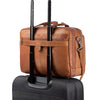 Maletín Scs Leather Business Vachetta Café 23,3 Lts