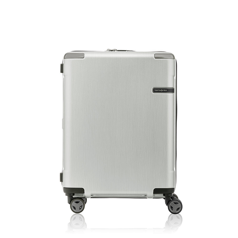 Maleta Rígida Evoa Spinner 55/20 Plata Cepillada Cabina
