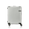 Maleta Rígida Evoa Spinner 55/20 Plata Cepillada Cabina