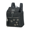 Mochila Ladies Handbags Karissa Backpack Patch Rivet Black Cabina 1,56 Lts