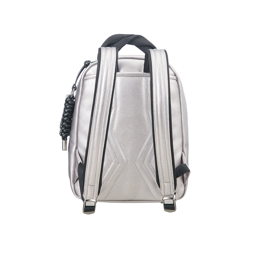 Mochila She's Back Backpack Chica Silver
