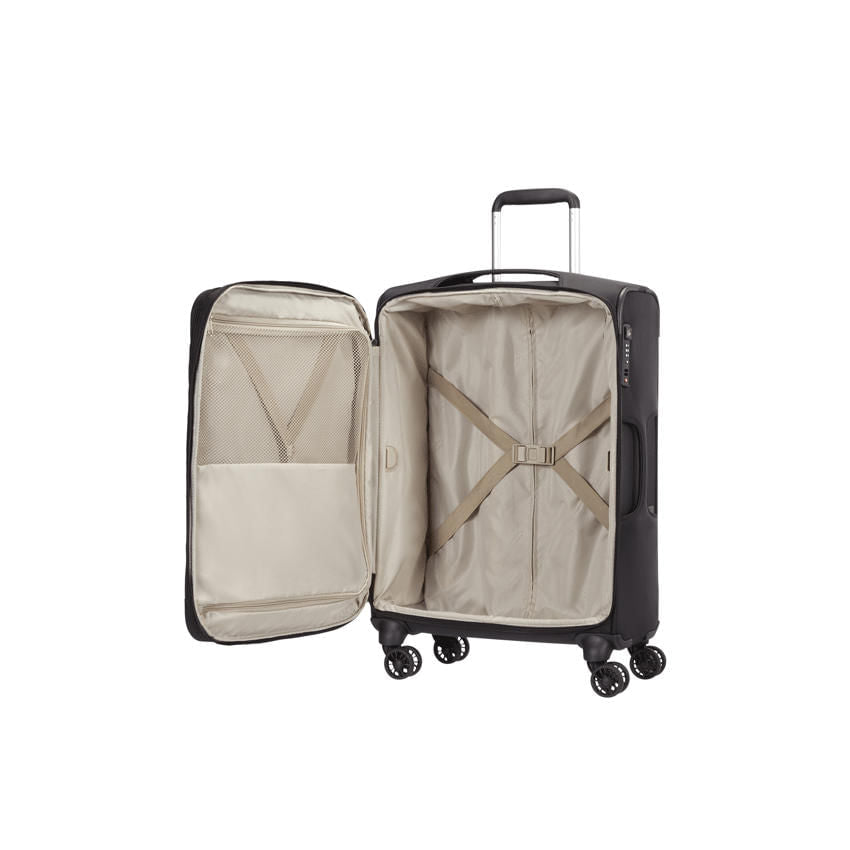 Maleta Blanda B-Lite 3 Spinner 71/20 Negro L