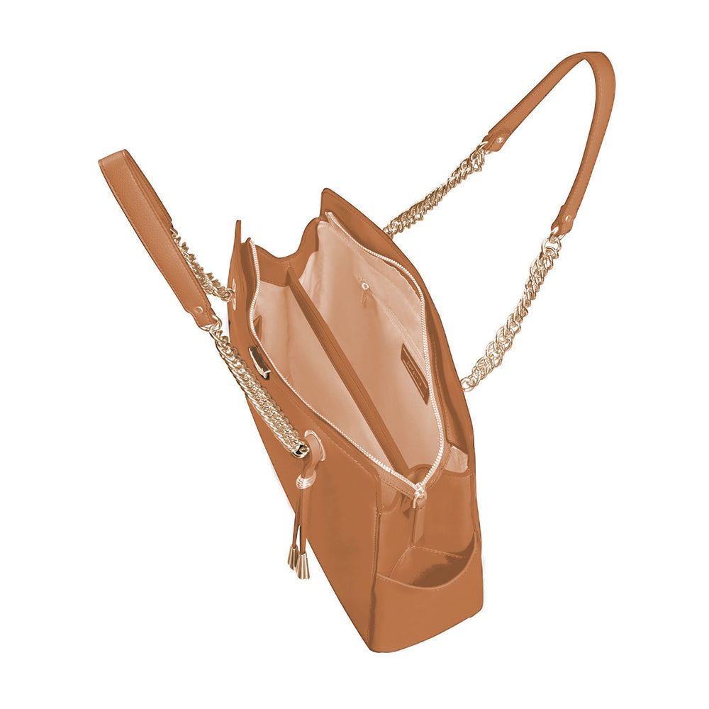 Cartera Satiny 2.0 Shopping Bag Copper Blush Grande 4,2 Lts