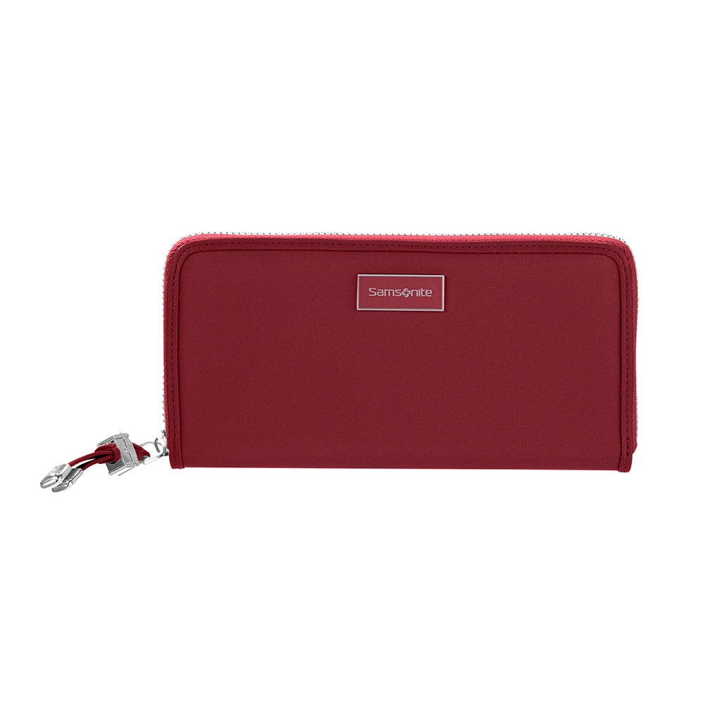 Billetera Karissa Slg 319 - L Zip Around L Dark Bordeaux