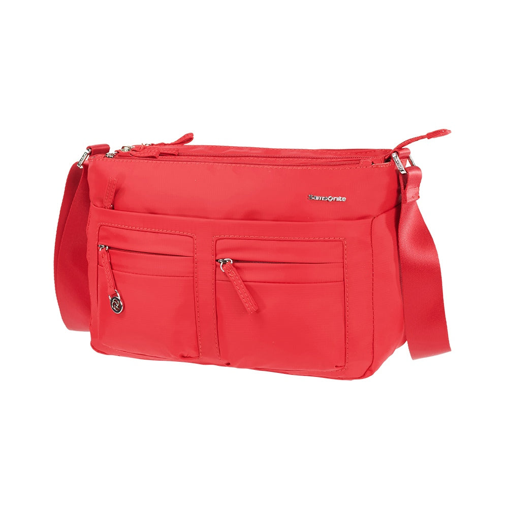 Cartera Move It Horizontal Shoulder Bag + Flap Rojo Escarlata