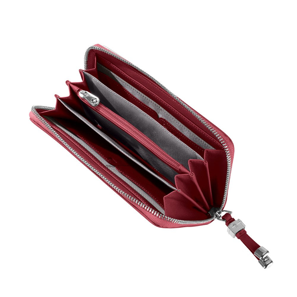 Billetera Karissa Slg 319 - L Zip Around L Dark Bordeaux