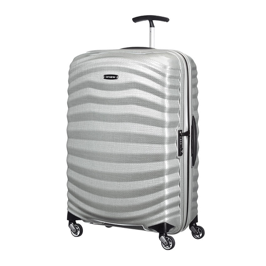 Maleta Rígida Lite-Shock Spinner 55/20 Plata M