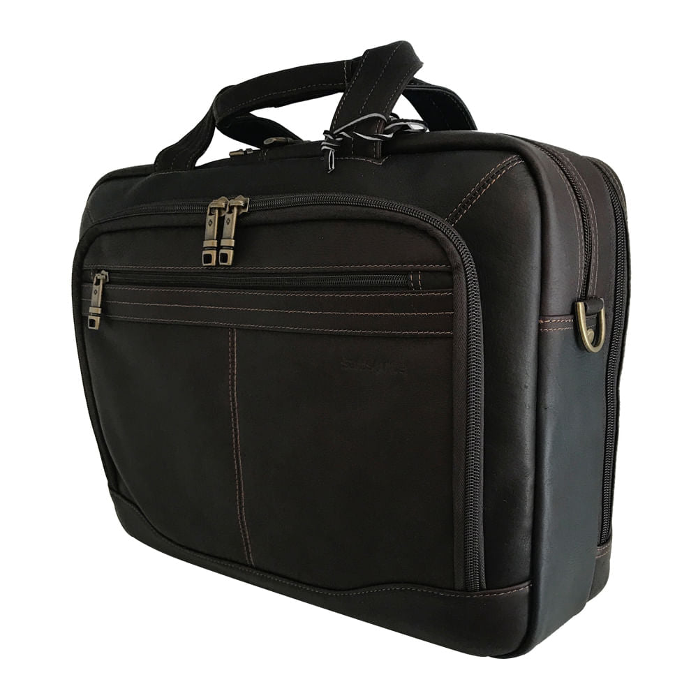 Maletín Scs Leather Business Negro