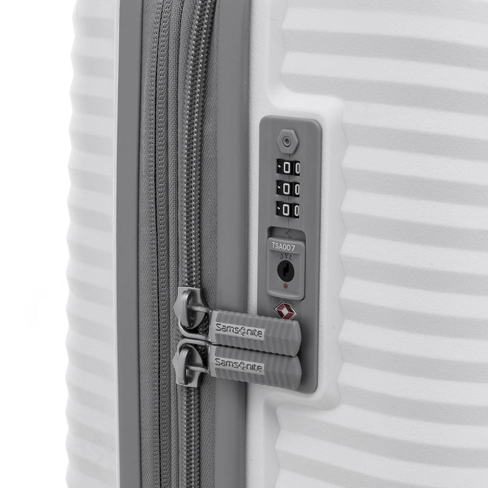 Maleta Varro Spinner 55/20 Exp White Cabina 35 Lts