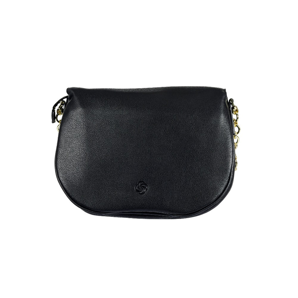 Cartera Sphinx Round Shoulder Bag M Black