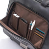 Maleta Suave Savio Leather Iv Rolling Tote Cabina Negro