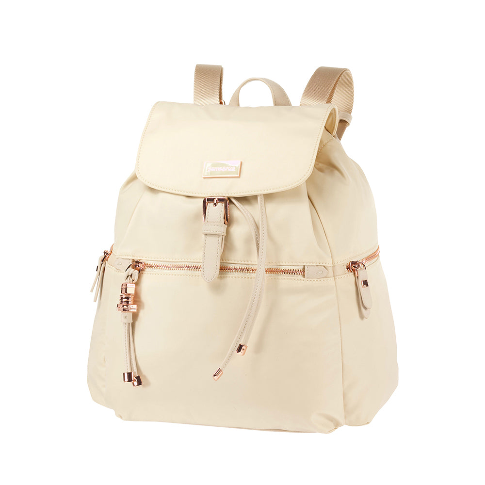 Mochila Fashion City Backpack 3 Pockets Rosa Claro