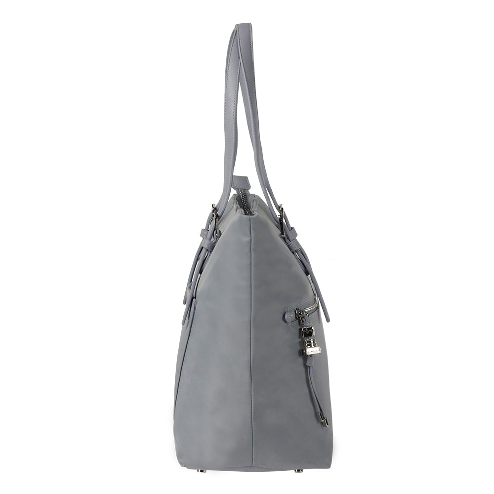 Bolso Fashion City Shopping Bag M With Laptop Com Caramelo Azul