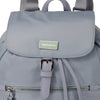 Mochila Fashion City Backpack 3 Pockets Caramelo Azul
