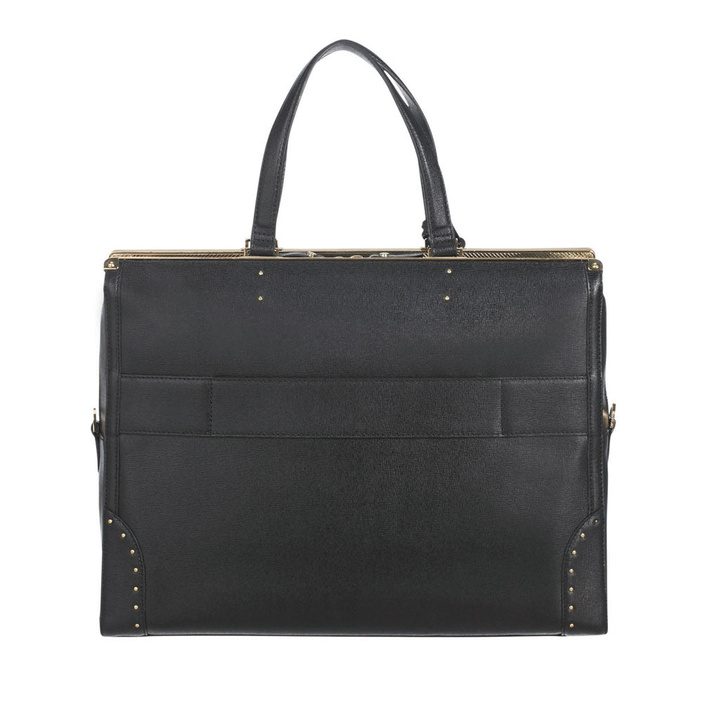 Cartera Elizabeth Bailhandle 14.1" Black Grande 3,6 Lts