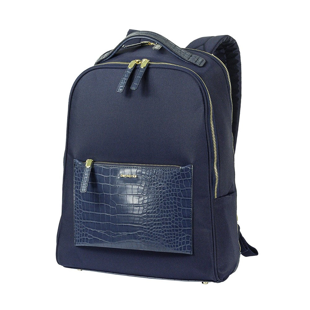 Mochila Zalia Backpack 14.1" Cr Dark Blue/Croco Print