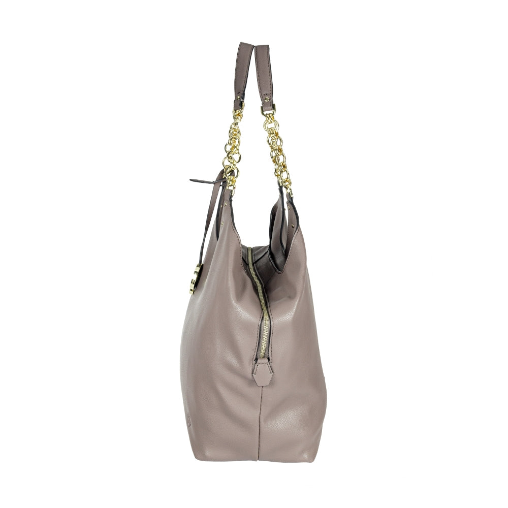 Cartera Sphinx Hobo Bag 3 Comp Dark Taupe