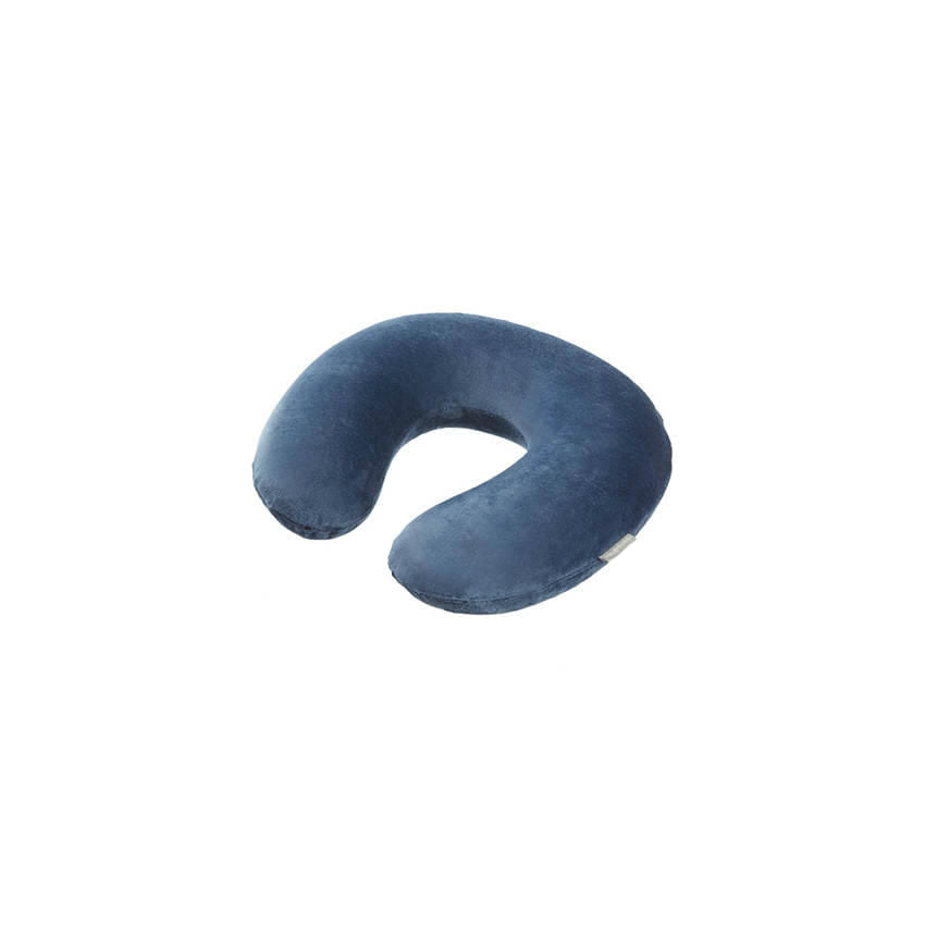 Almohada Comfort Travelling De Espuma Con Memoria Azul Mar