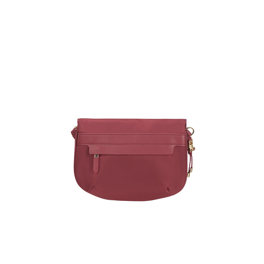 Cartera Karissa Round Messenger S Dark Bordeaux 6 Lts