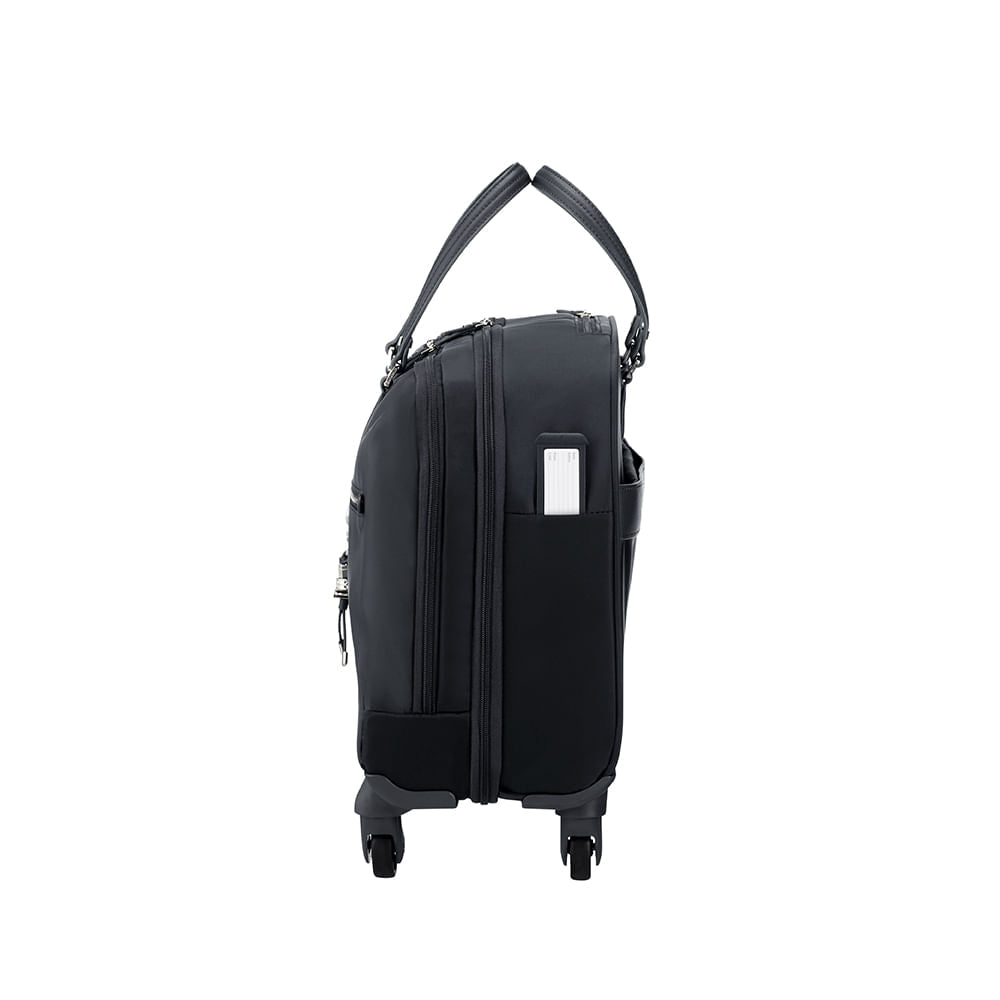 Maleta Suave Karissa Spinner Tote Mediana Black