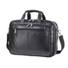 Maletín Scs Leather Business Slim Briefcase Negro