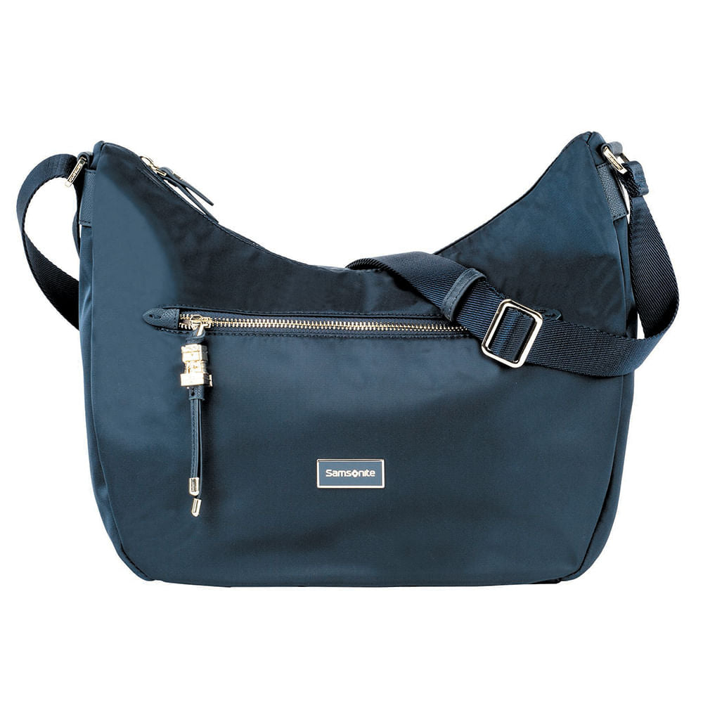Cartera Karissa Hobo Bag M Dark Navy Mediana 2,36 Lts