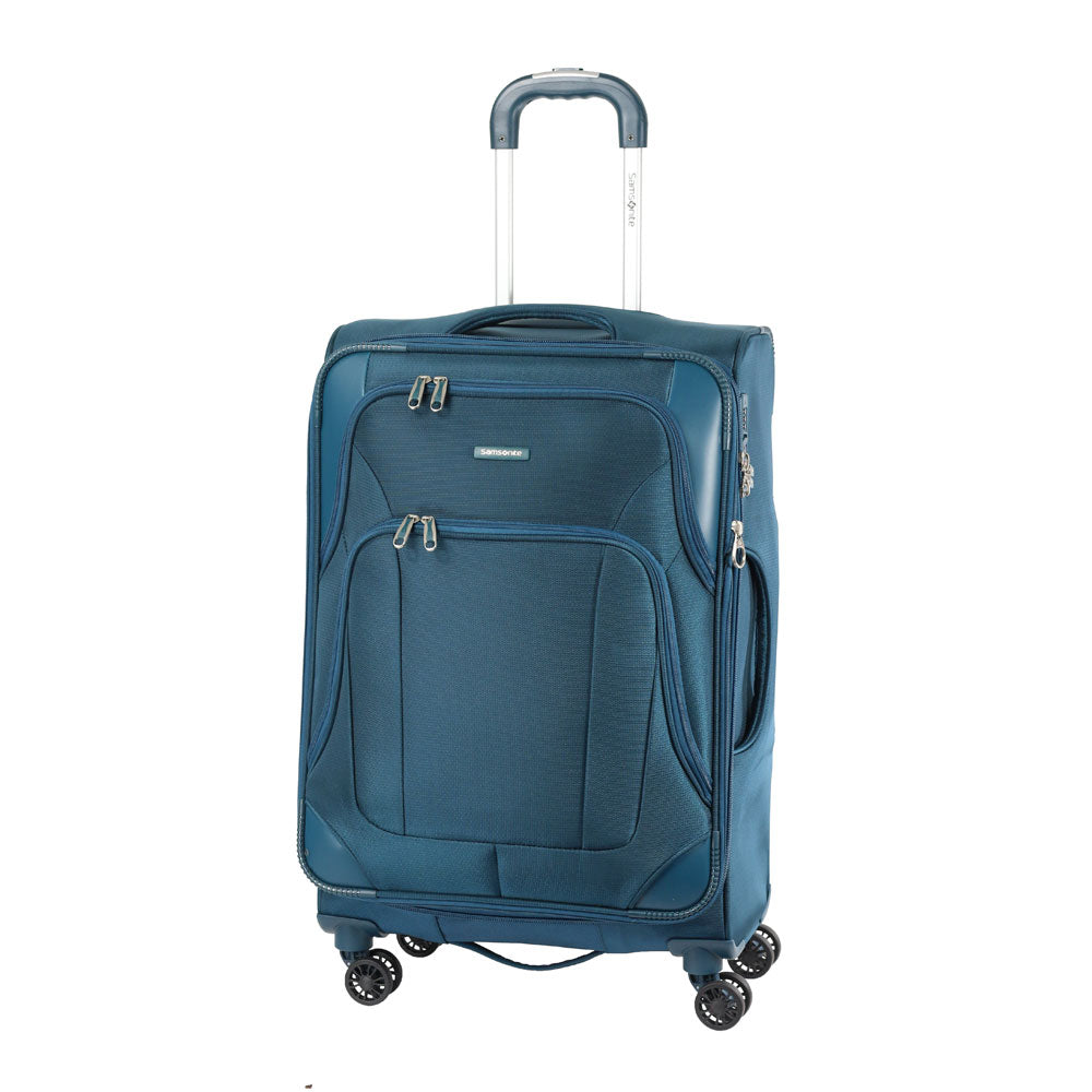 Maleta Suave DAKAR 2.0 SPINNER 24 EXP Mediana PETROL BLUE
