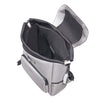 Mochila Ladies Handbags She's Back Backpack + Flap Mediana Silver
