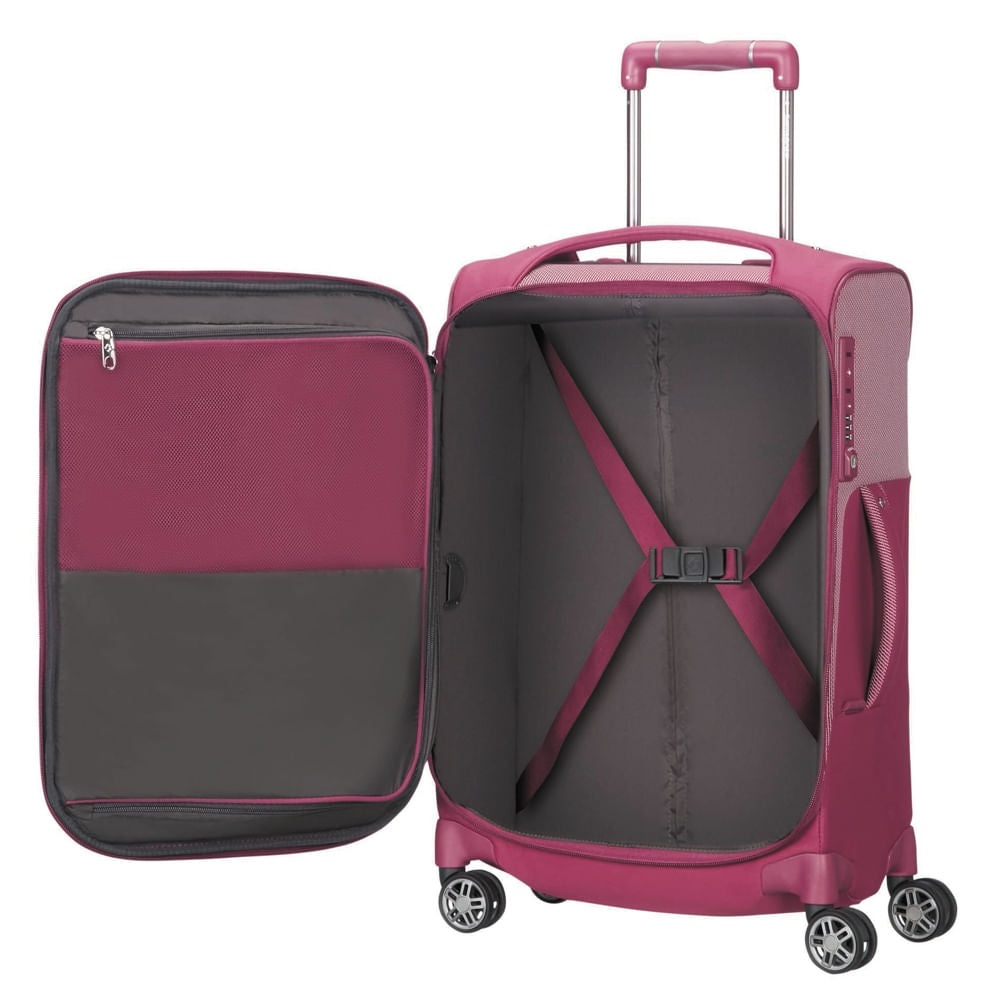 Maleta Suave B-LITE ICON SPINNER 71/26 EXP Mediana RUBY RED