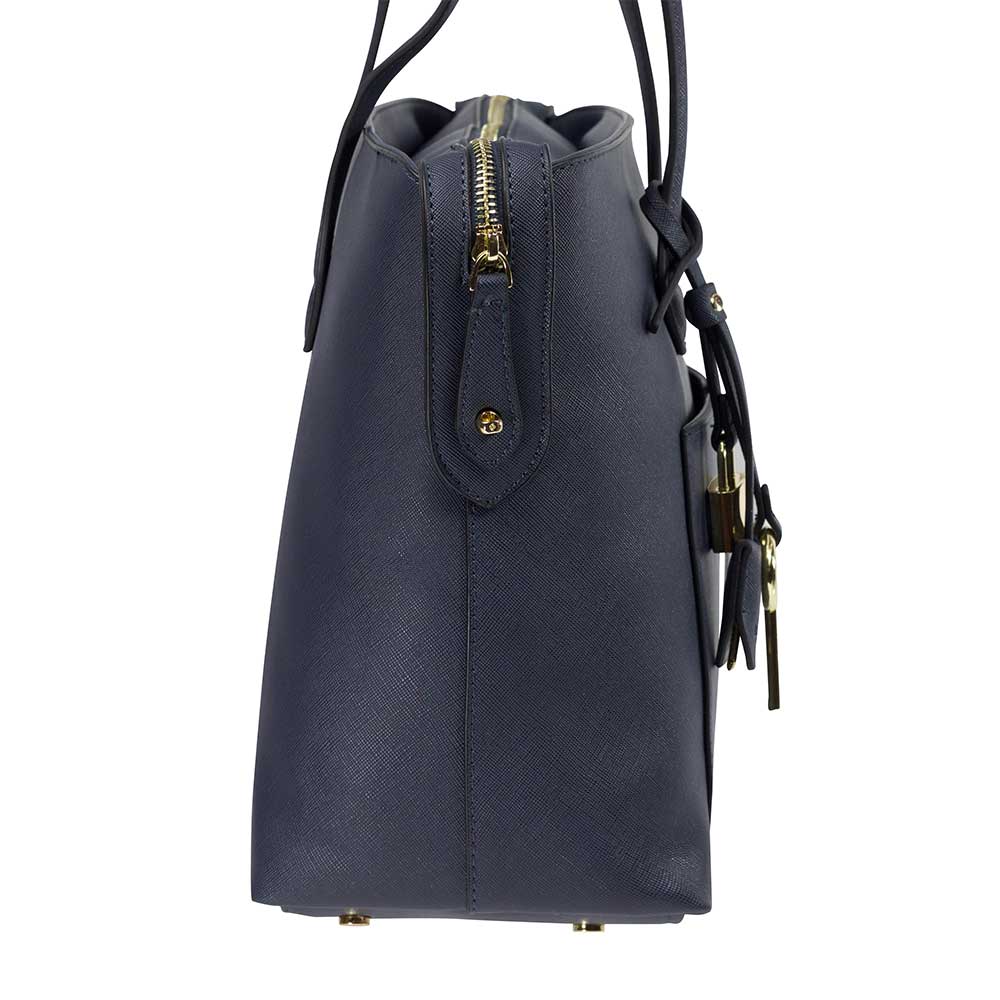 Cartera Miss Chic Shopping Bag M Mezclilla Gris