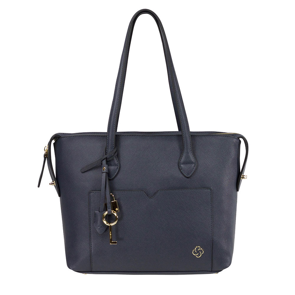 Cartera Miss Chic Shopping Bag M Mezclilla Gris